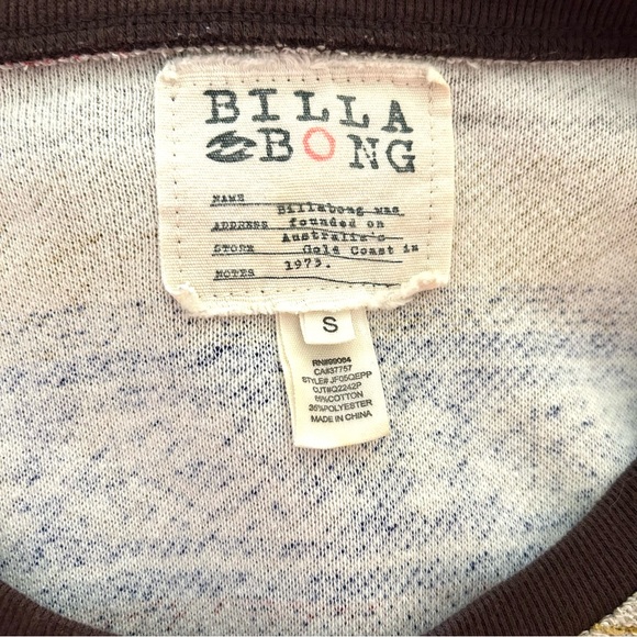 Billabong Women’s Striped Aztec Crewneck Sweater - Picture 3 of 11